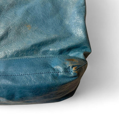 Balenciaga - Blue Leather Shoulder Bag