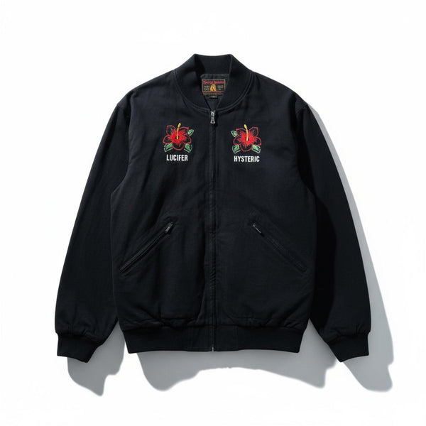 Hysteric Glamour - M Lucifer Island Black Bomber Jacket