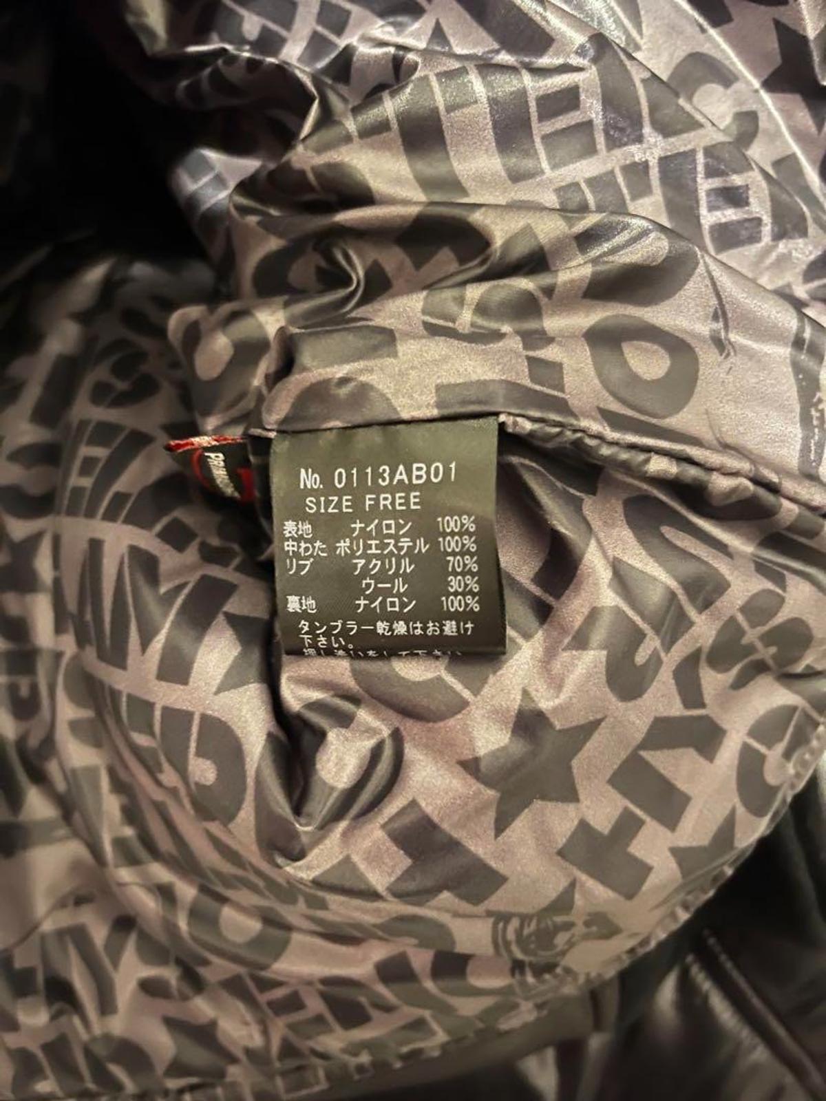 Hysteric Glamour - Men's Black Hooded Puffer Jacket with Patches