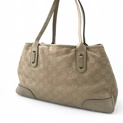 Gucci - Beige Monogram GG Canvas Tote Bag