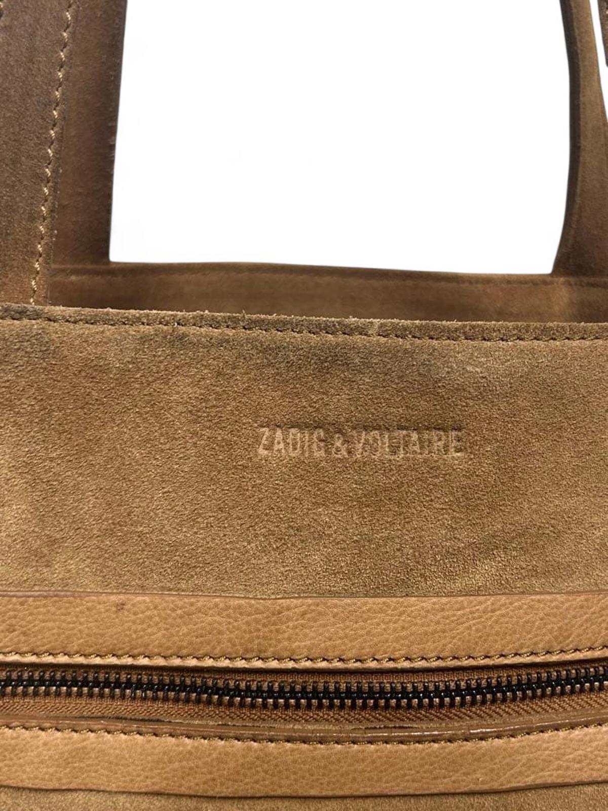 Zadig & Voltaire - Brown Suede Fringe Tote Bag