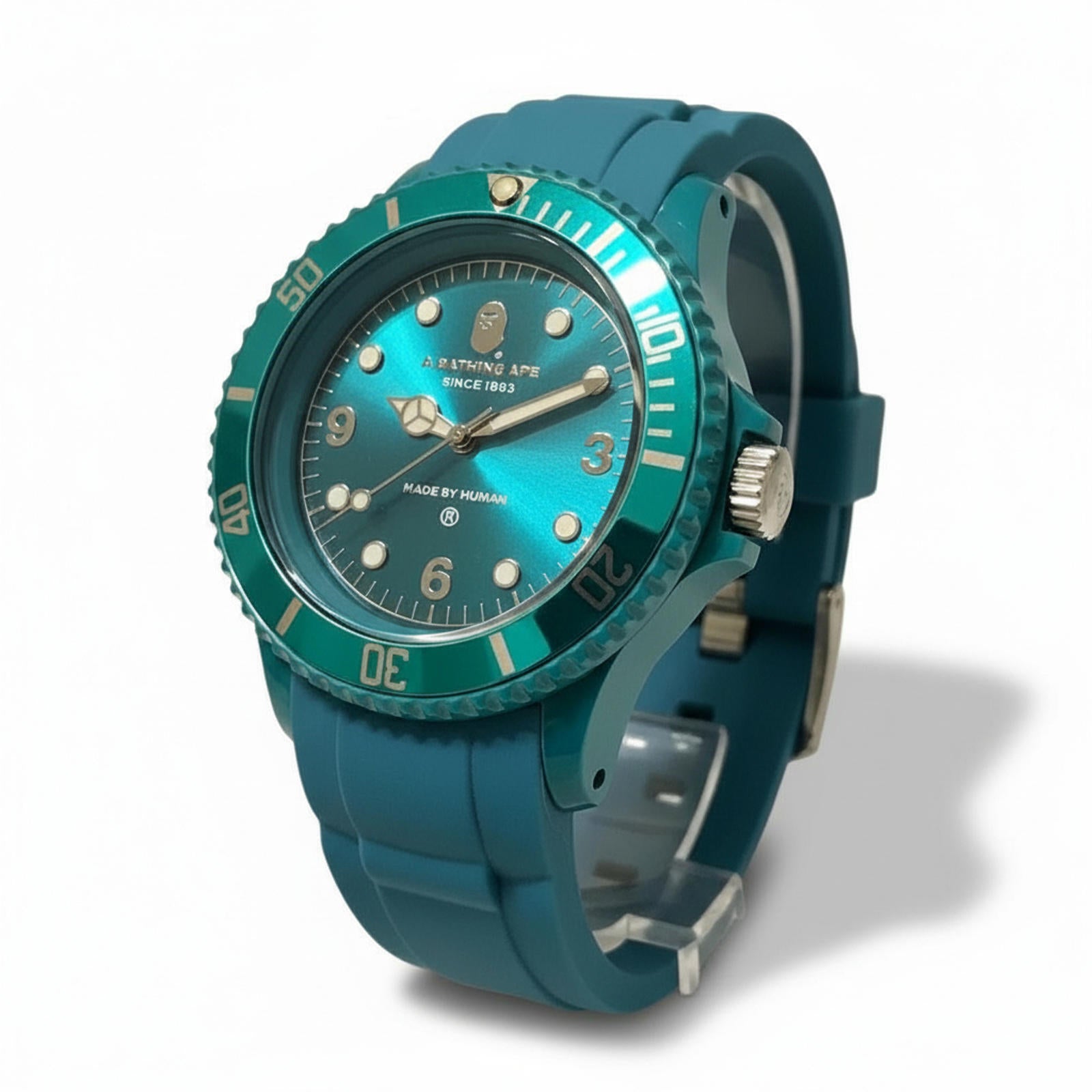 A Bathing Ape - Silicone Strap Watch Rotating Beze