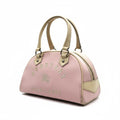 Burberry - Blue Label Pink and Beige Leather Handbag