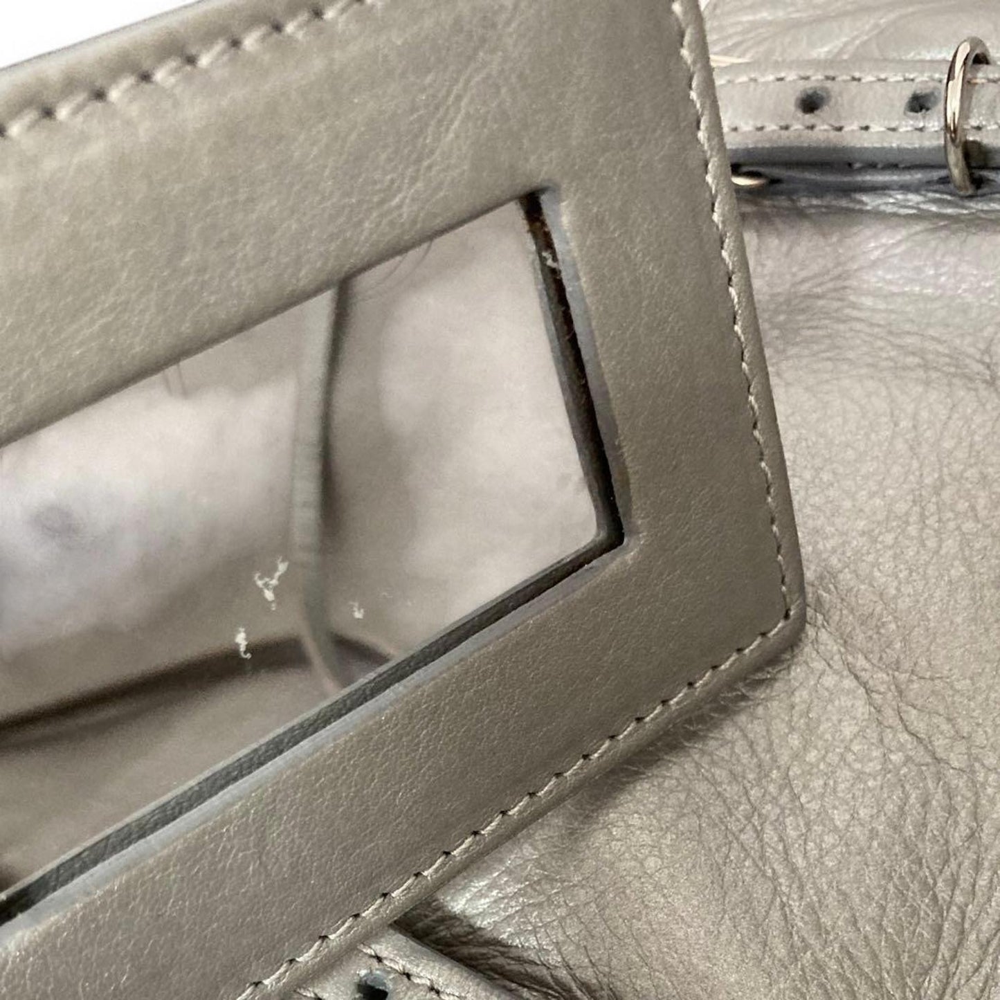 Balenciaga - Classic Silver Leather Tote Bag