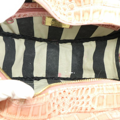 Vivienne Westwood - Orb Heart Shaped Pink Embossed Handbag