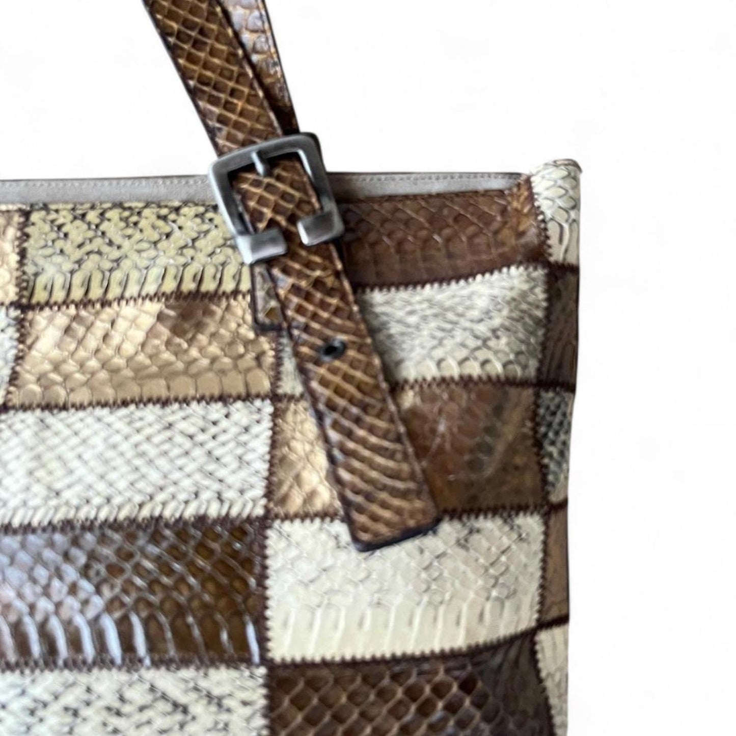 Miu Miu - Patchwork Leather Tote Bag