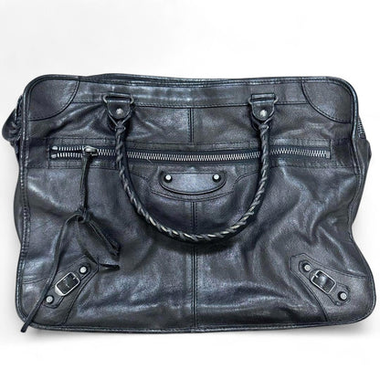 Balenciaga - Black Leather Handbag