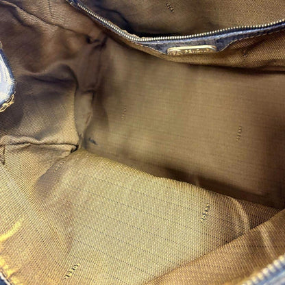 Fendi - Monogram Canvas Handbag with Leather Handles