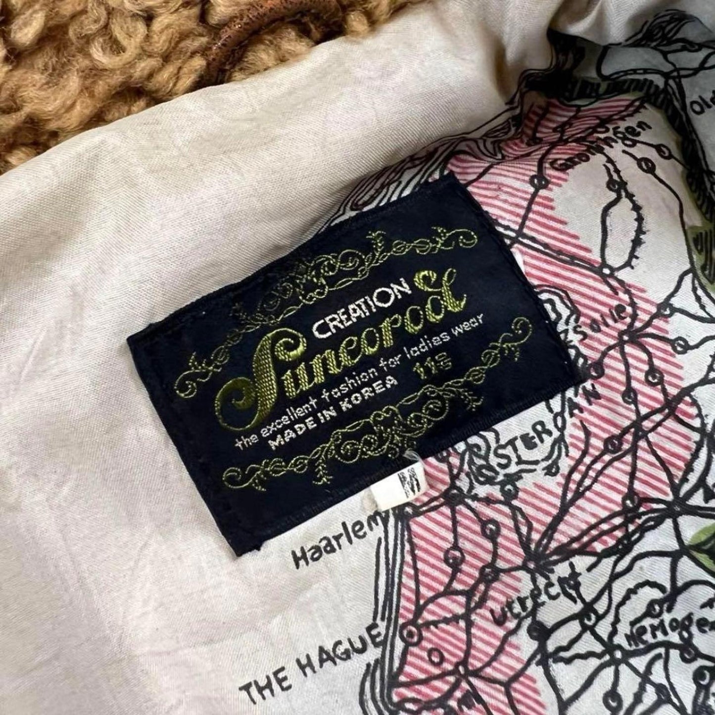 Avirex - Vintage Style Brown Leather Bomber Jacket with PTC