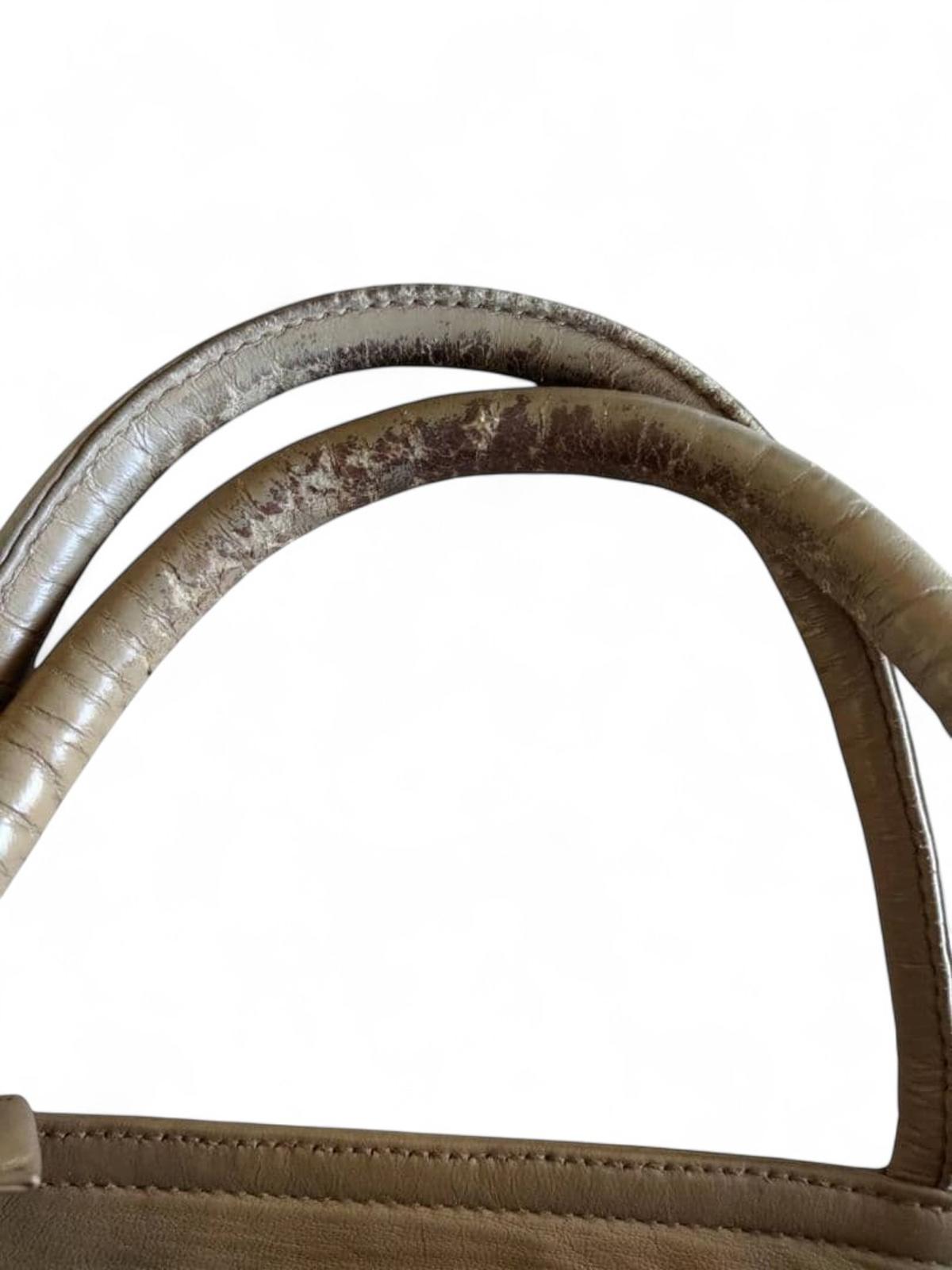 Prada - Beige Leather Tote Bag