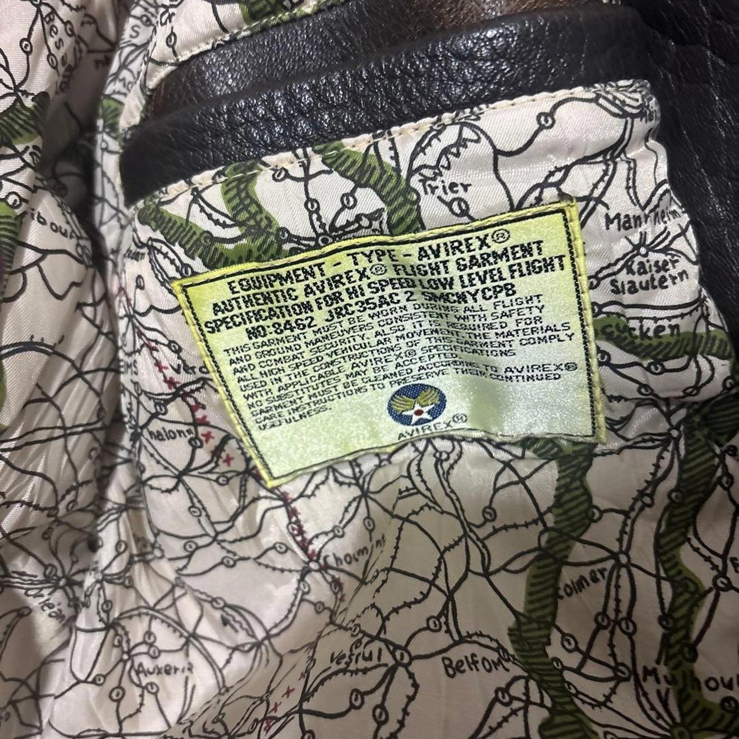 Avirex - U.S. Navy G-1 Leather Flight Jacket with Military P