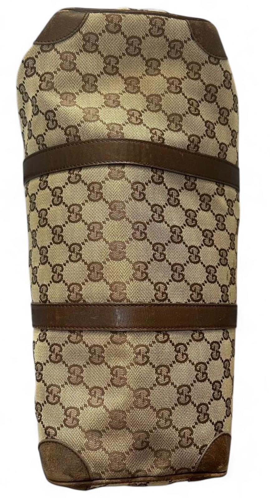 Gucci - Monogram Canvas Shoulder Bag Boston