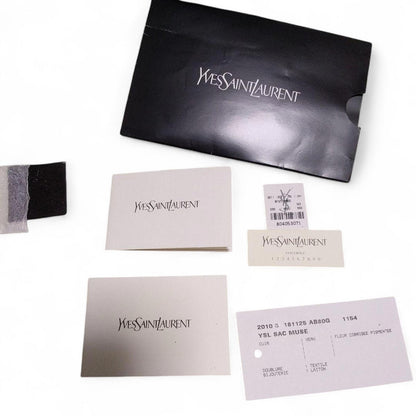 Saint Laurent - Black Leather Satchel Bag