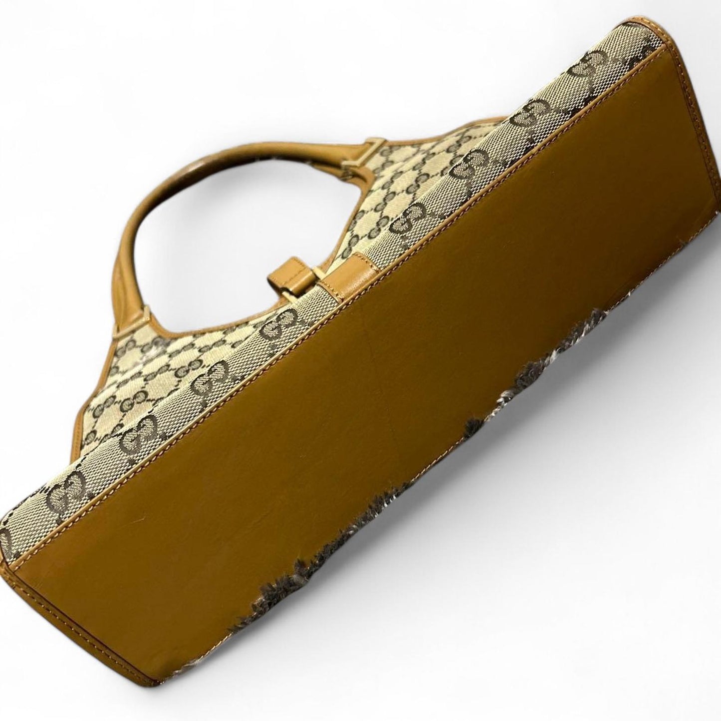 Gucci - Jackie Canvas Shoulder Bag