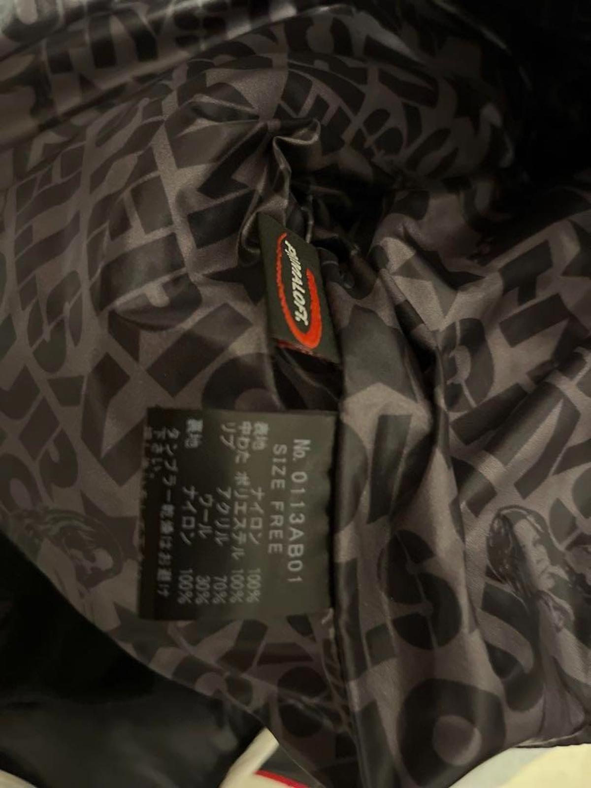 Hysteric Glamour - Men's Black Hooded Puffer Jacket with Patches