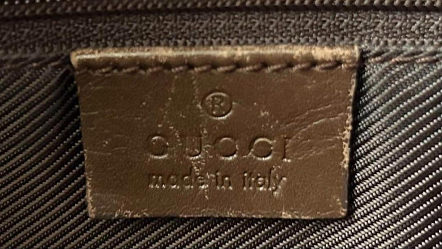 Gucci - Monogram Canvas Shoulder Bag Boston