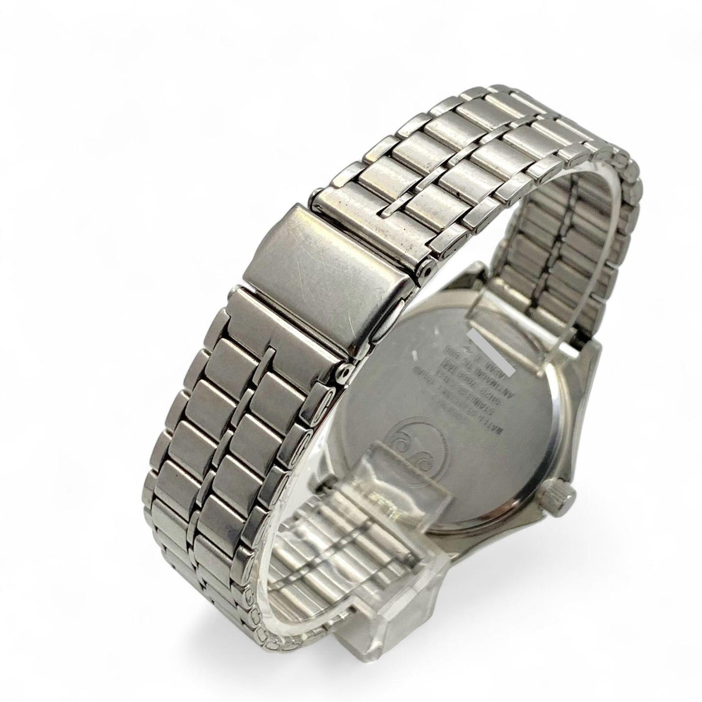 Seiko - Stainless Steel Men's Wristwatch with Day and Date