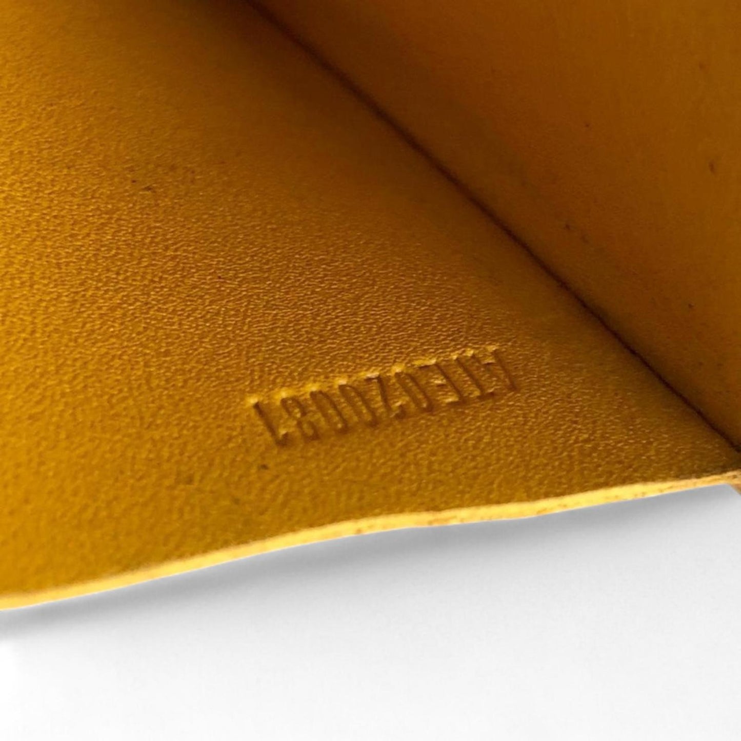 Goyard - Yellow Patterned Leather Wallet