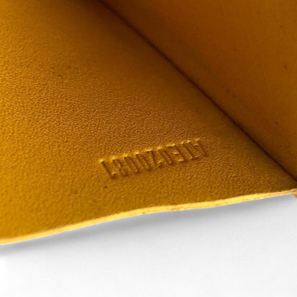 Goyard - Yellow Patterned Leather Wallet