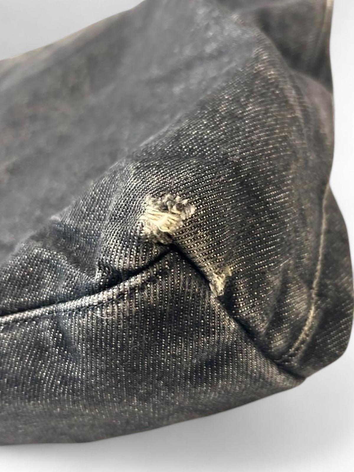 Dior - Denim Tote Bag with Charm Detail