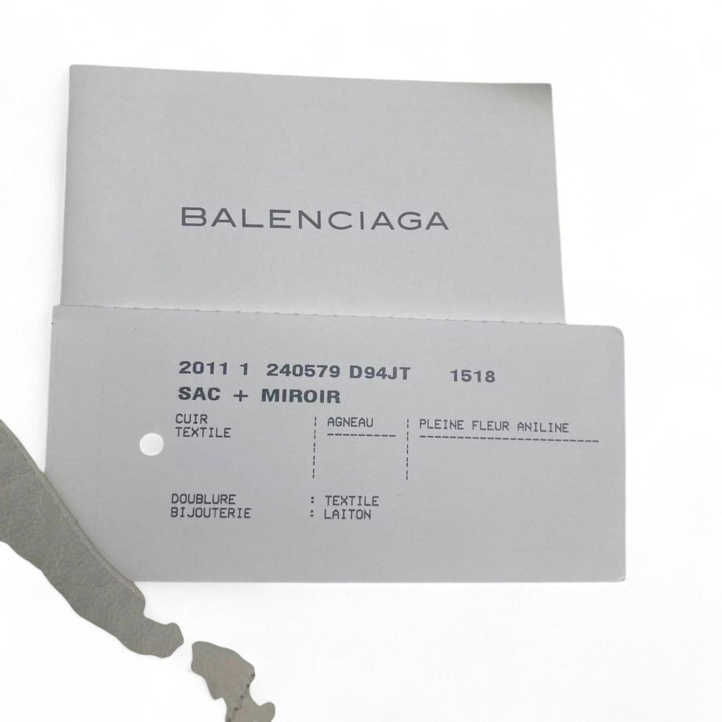 Balenciaga - White City Leather Shoulder Bag