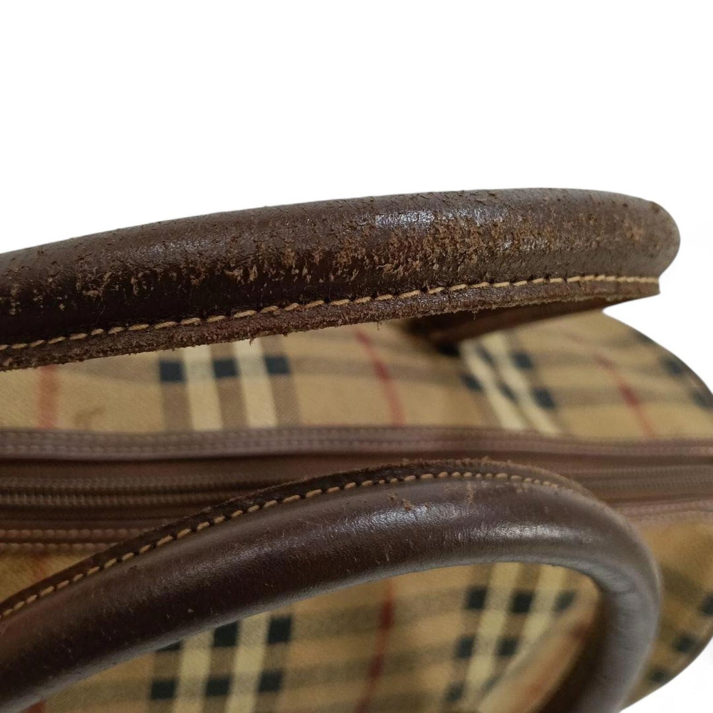 Burberry - Vintage Nova Check Boston Bag