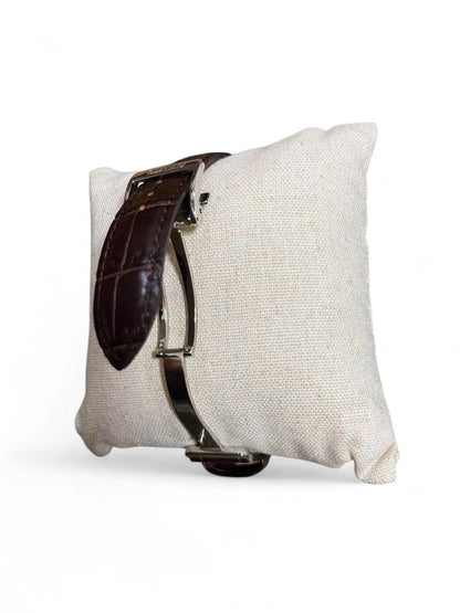 Seiko - Chronograph Watch Green Dial Brown Leather Strap