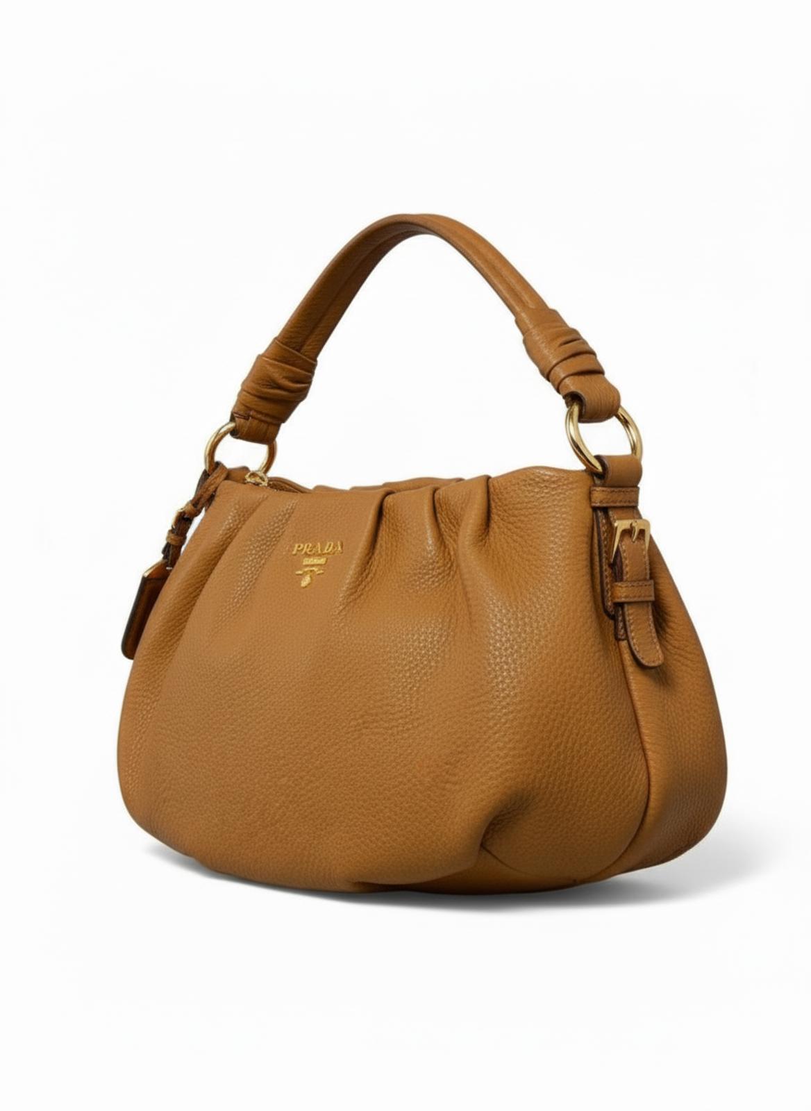 Prada - Brown Leather Handbag