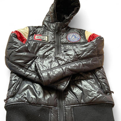 Hysteric Glamour - Quilted Hooded Jacket with Colorblock