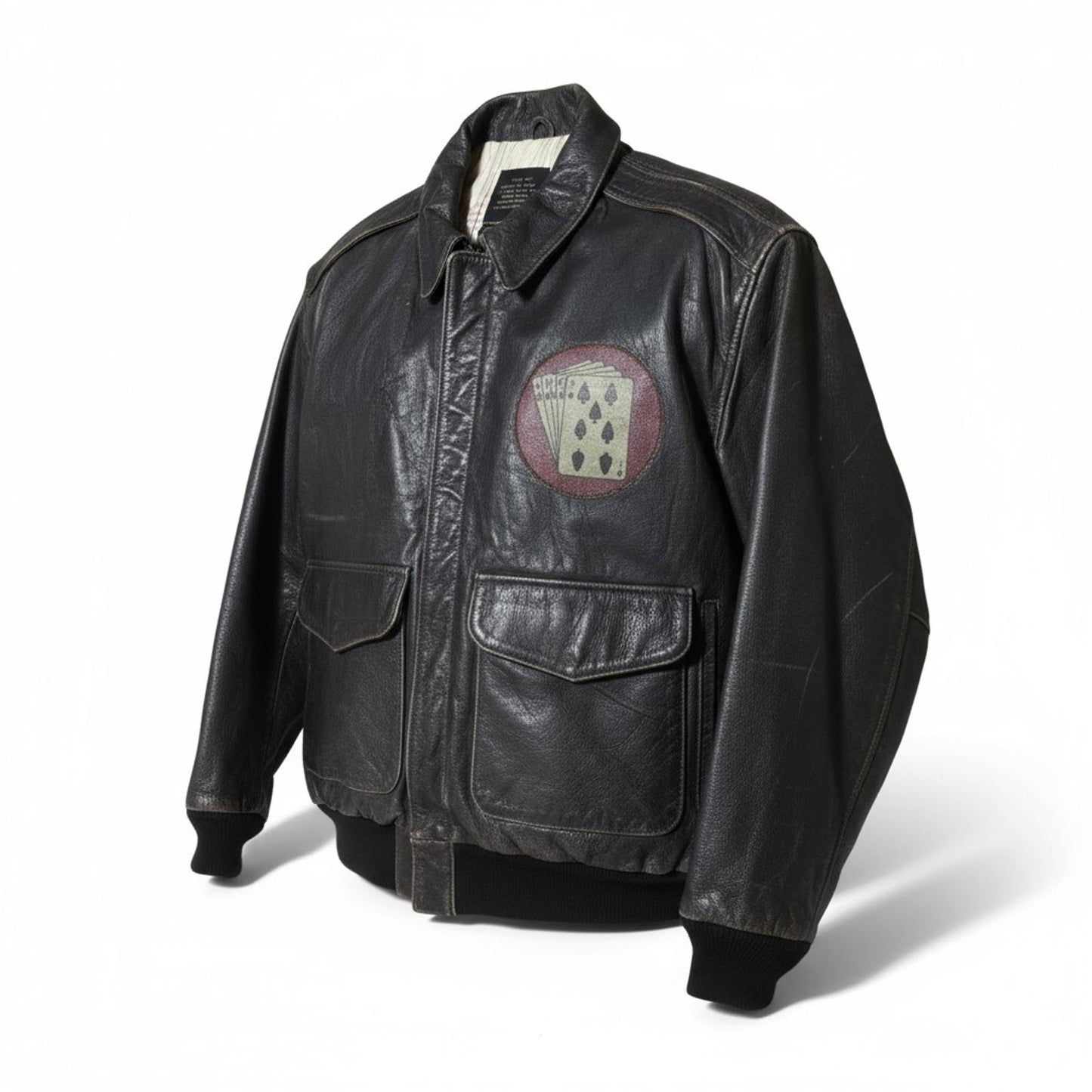 Avirex - Men's Vintage Leather Bomber Jacket
