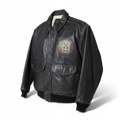 Avirex - Men's Vintage Leather Bomber Jacket