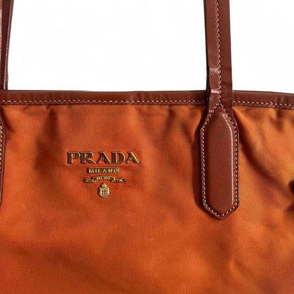 Prada - Tessuto Nylon Leather Tote Bag