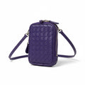Bottega Veneta - Purple Leather Crossbody Bag