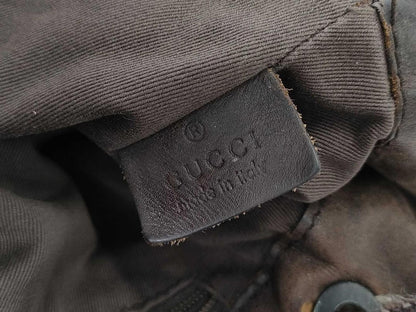 Gucci - Beige Monogram Canvas Shoulder Bag