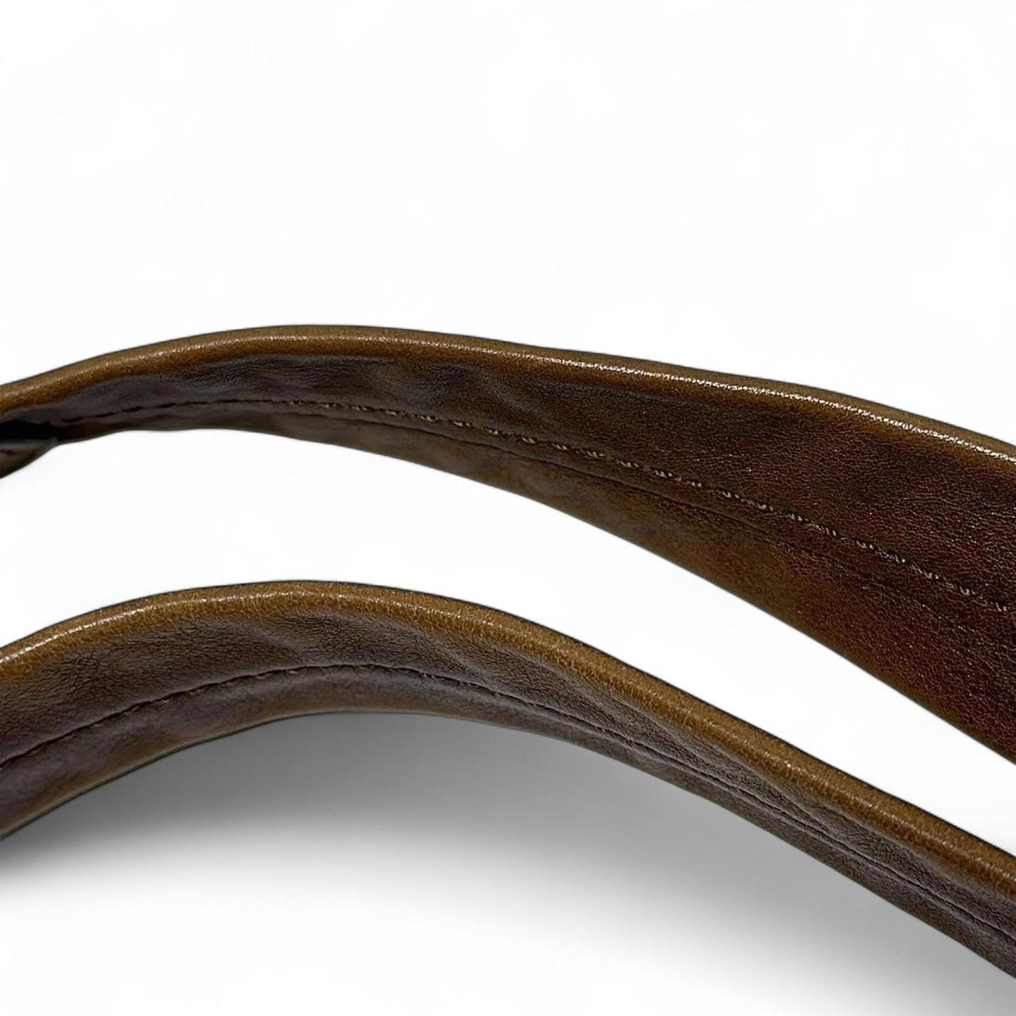 Burberry - Vintage Checkered Travel Bag with Brown Leather