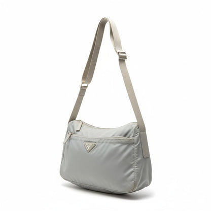 Prada - Shoulder Bag Light Grey Nylon