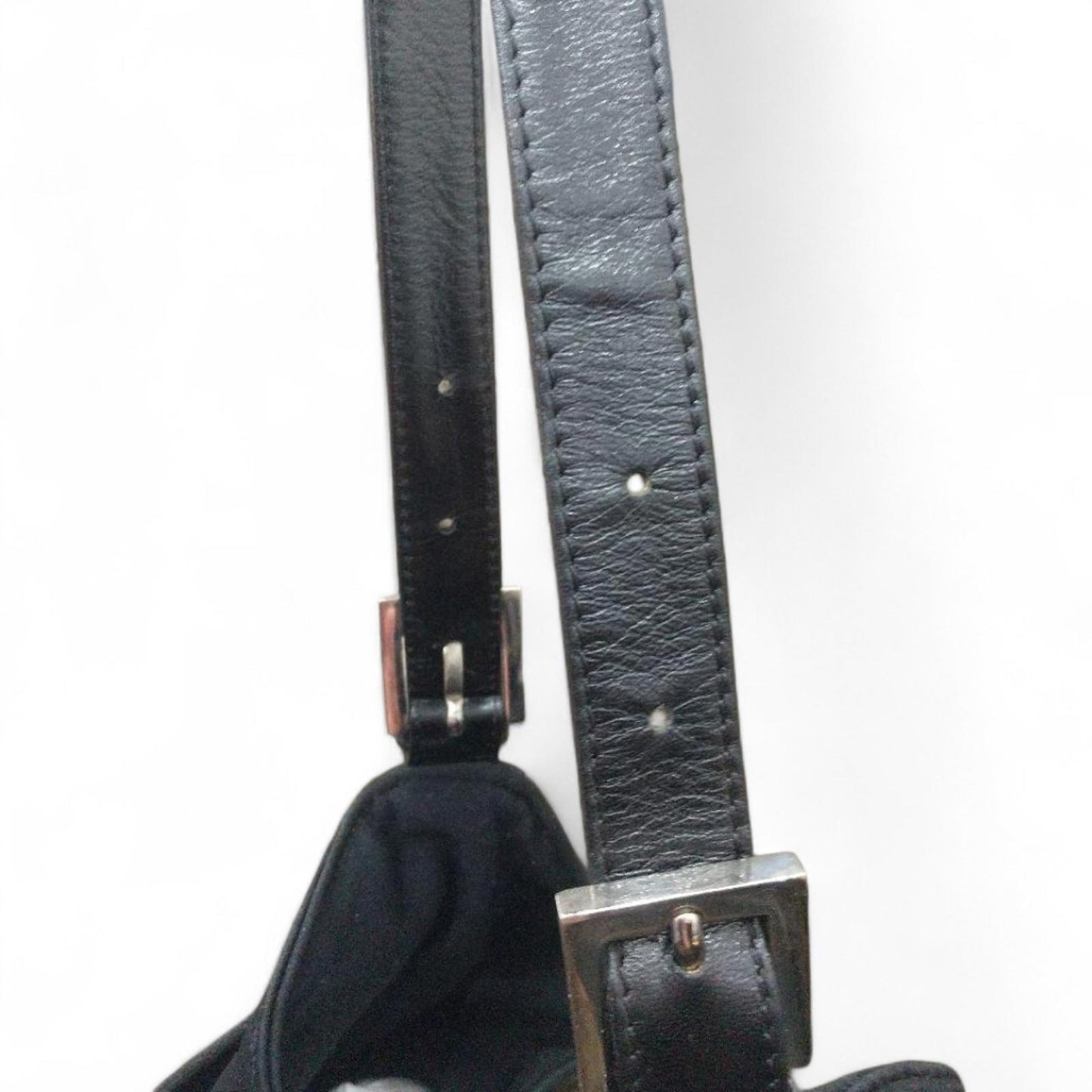 Fendi - Black Mamma Baguette Shoulder Bag