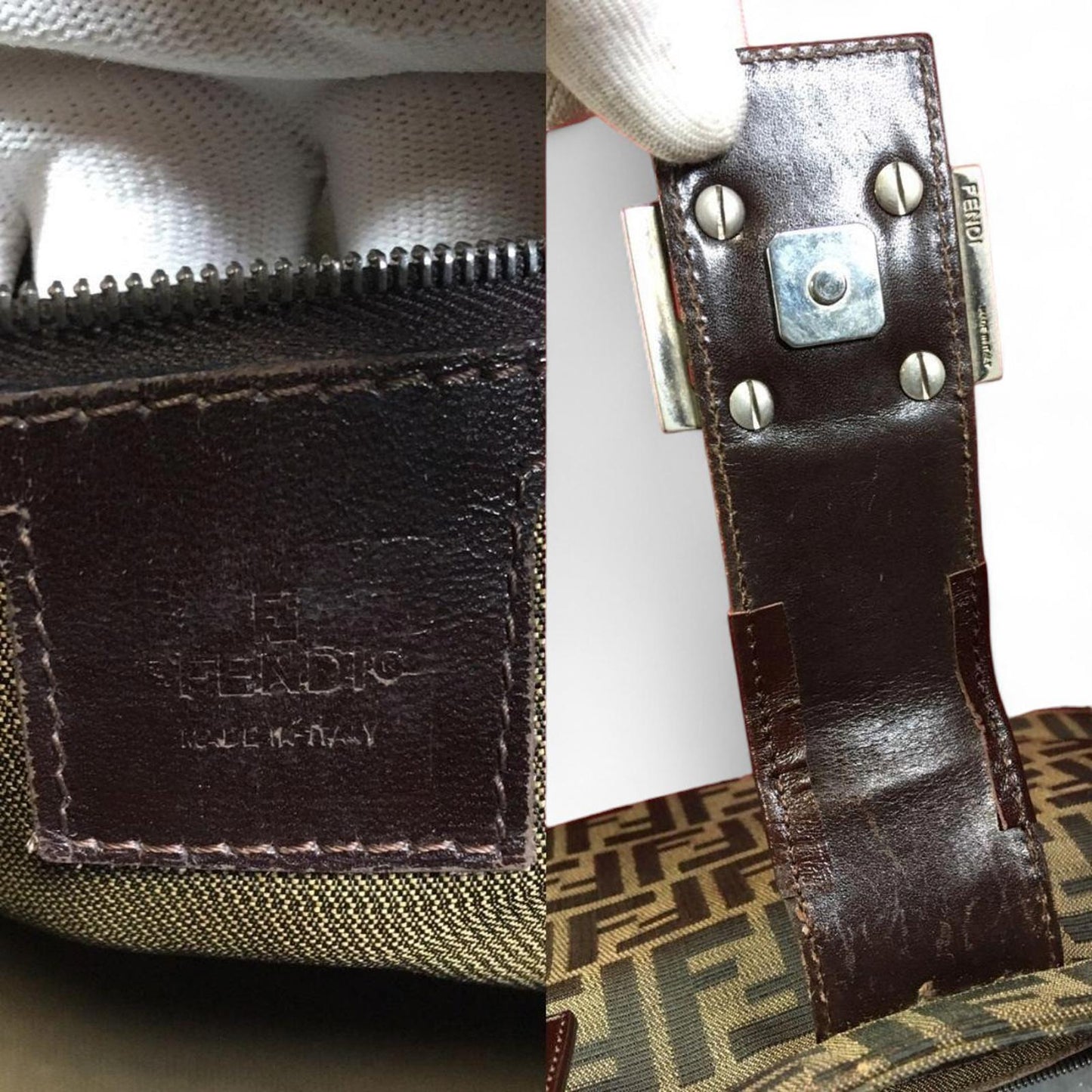 Fendi - Tote Bag Zucca Signature FF Logo