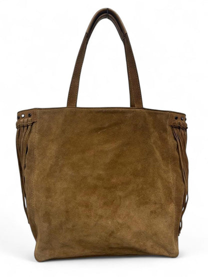 Zadig & Voltaire - Brown Suede Fringe Tote Bag