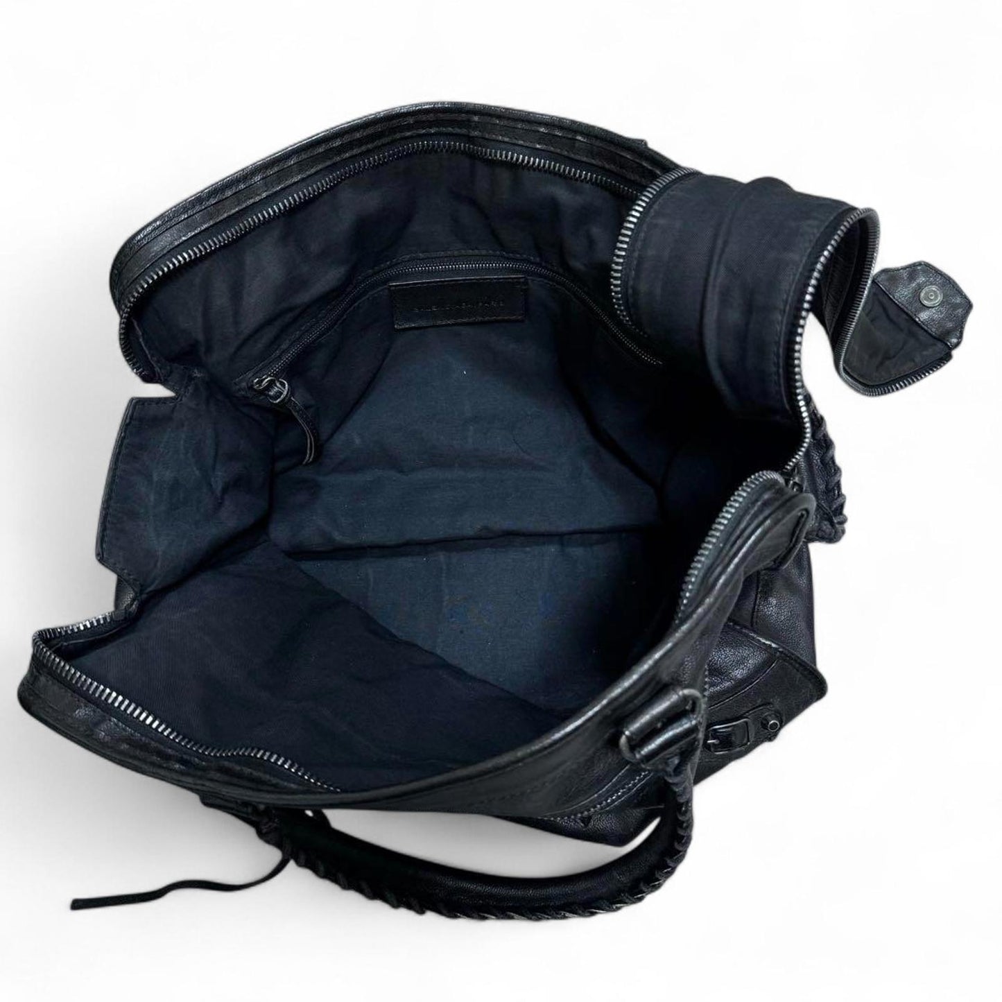 Balenciaga - Black Leather Handbag