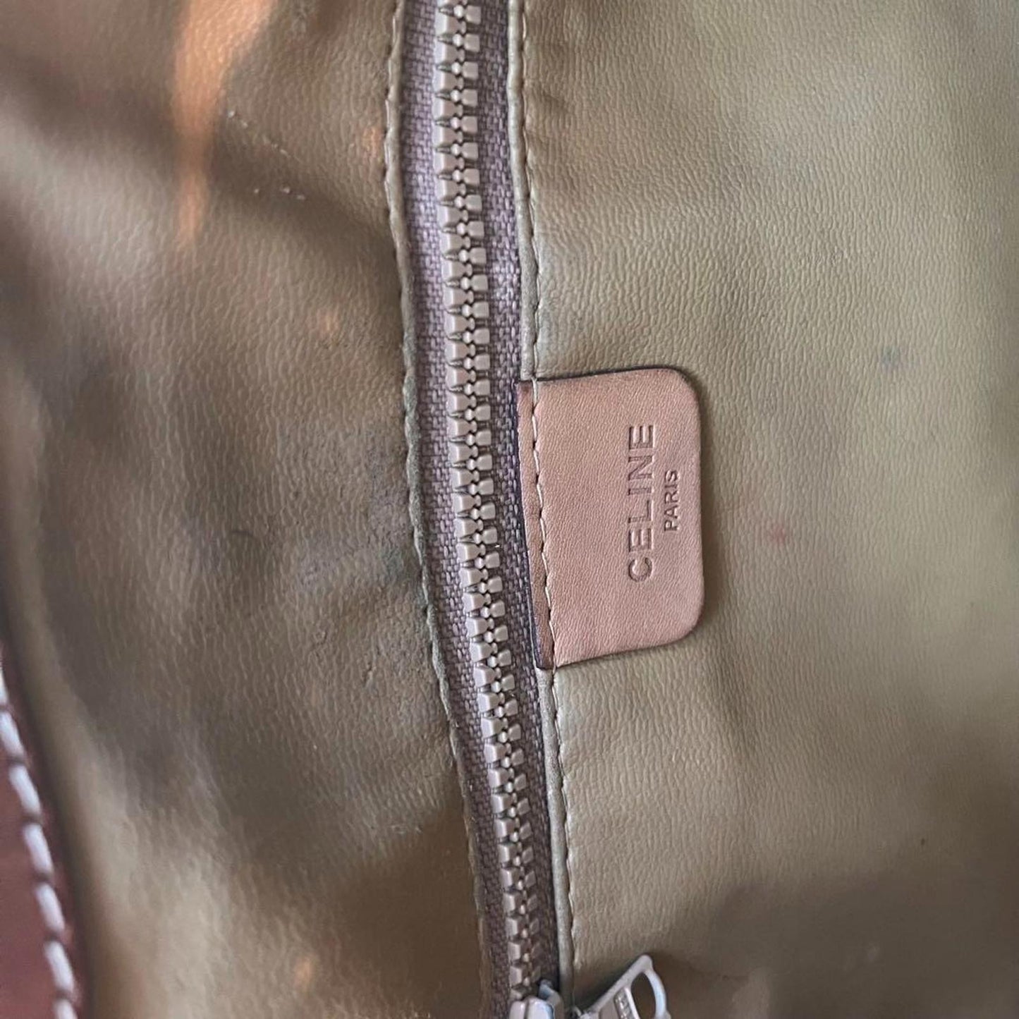 Celine - Vintage Drawstring Shoulder Bag in Brown Monogram