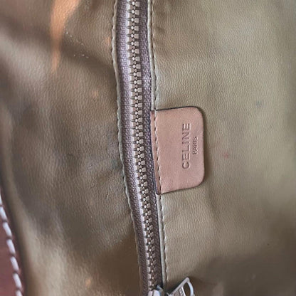 Celine - Vintage Drawstring Shoulder Bag in Brown Monogram