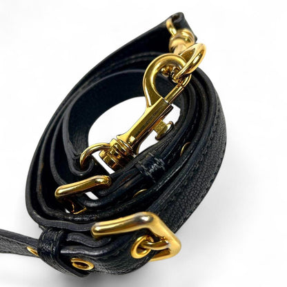 Miu Miu - Black Leather Handbag Gold Hardware