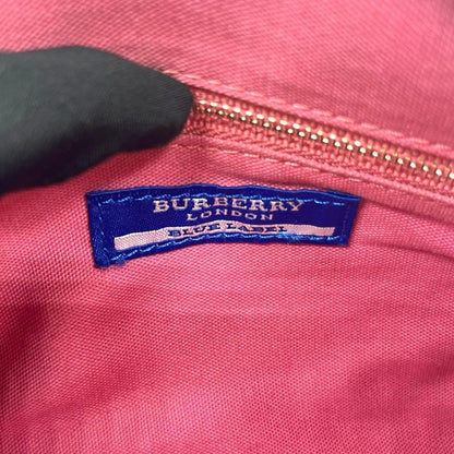 Burberry - Blue Label Pink and Beige Leather Handbag