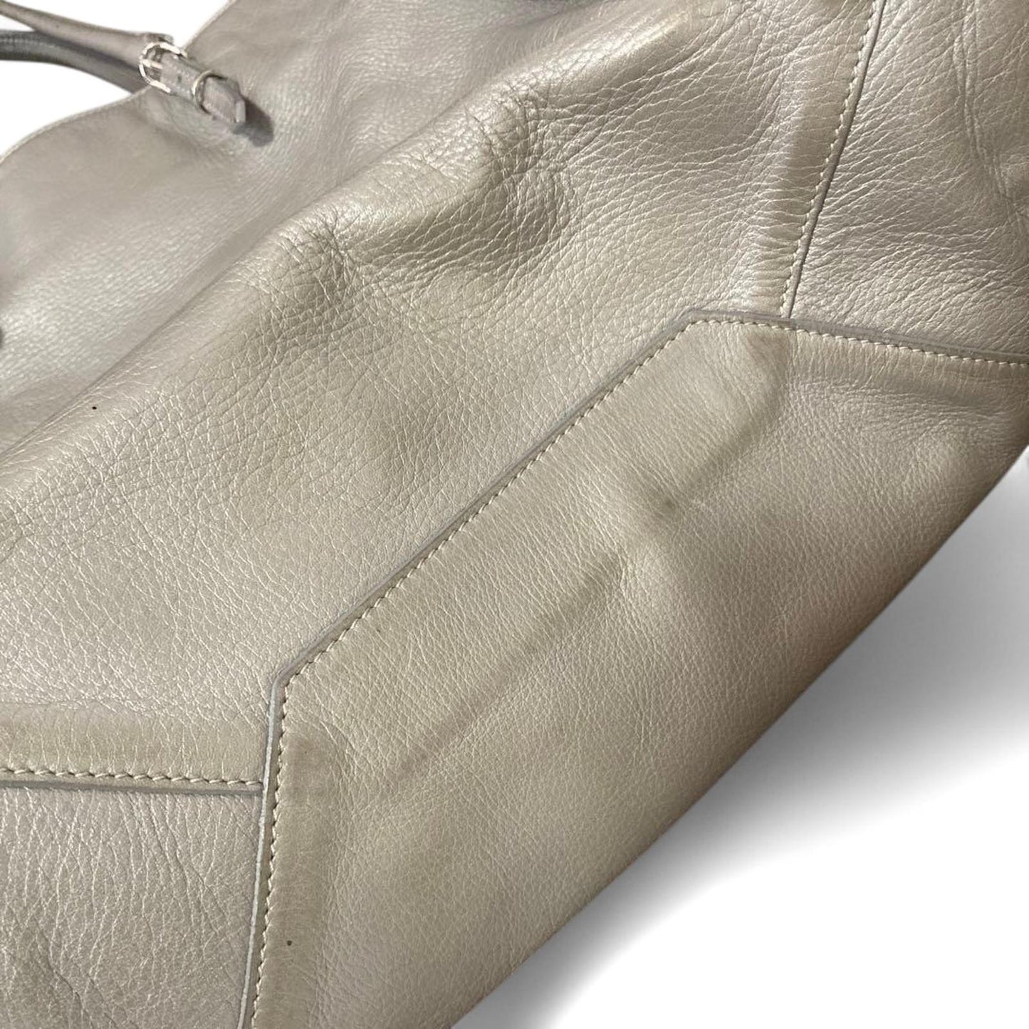 Balenciaga - Classic Silver Leather Tote Bag