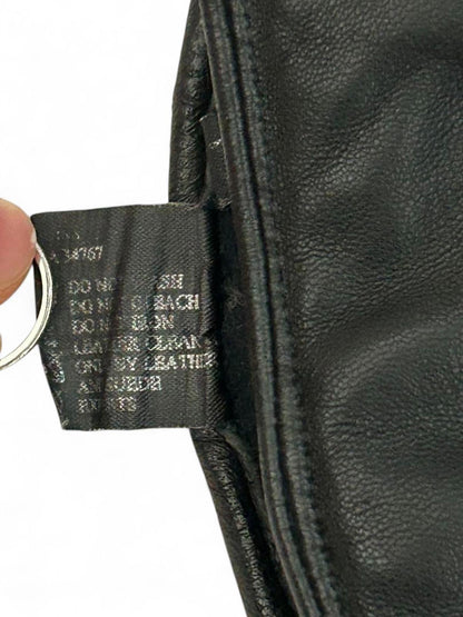 Prada - Black Leather Ice Hockey Protective Gloves