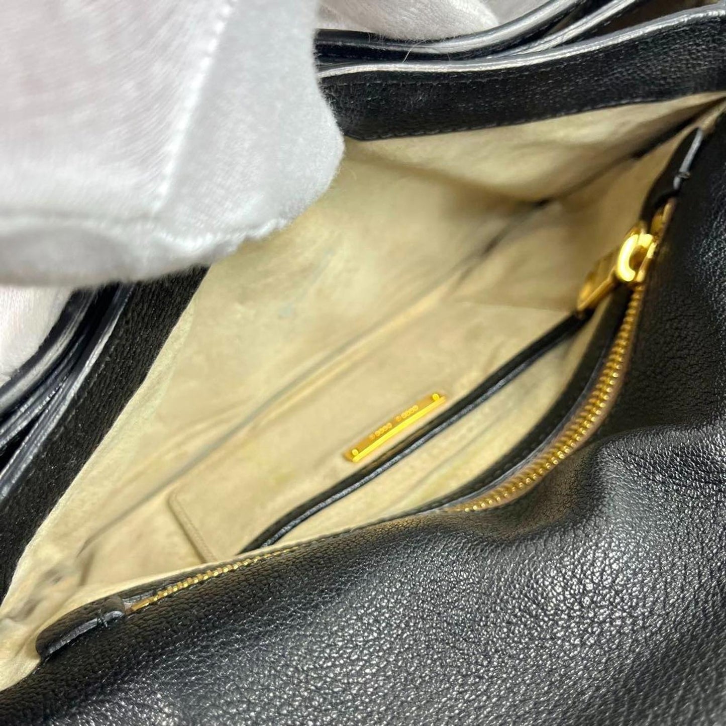 Miu Miu - Black Leather Handbag Gold Hardware