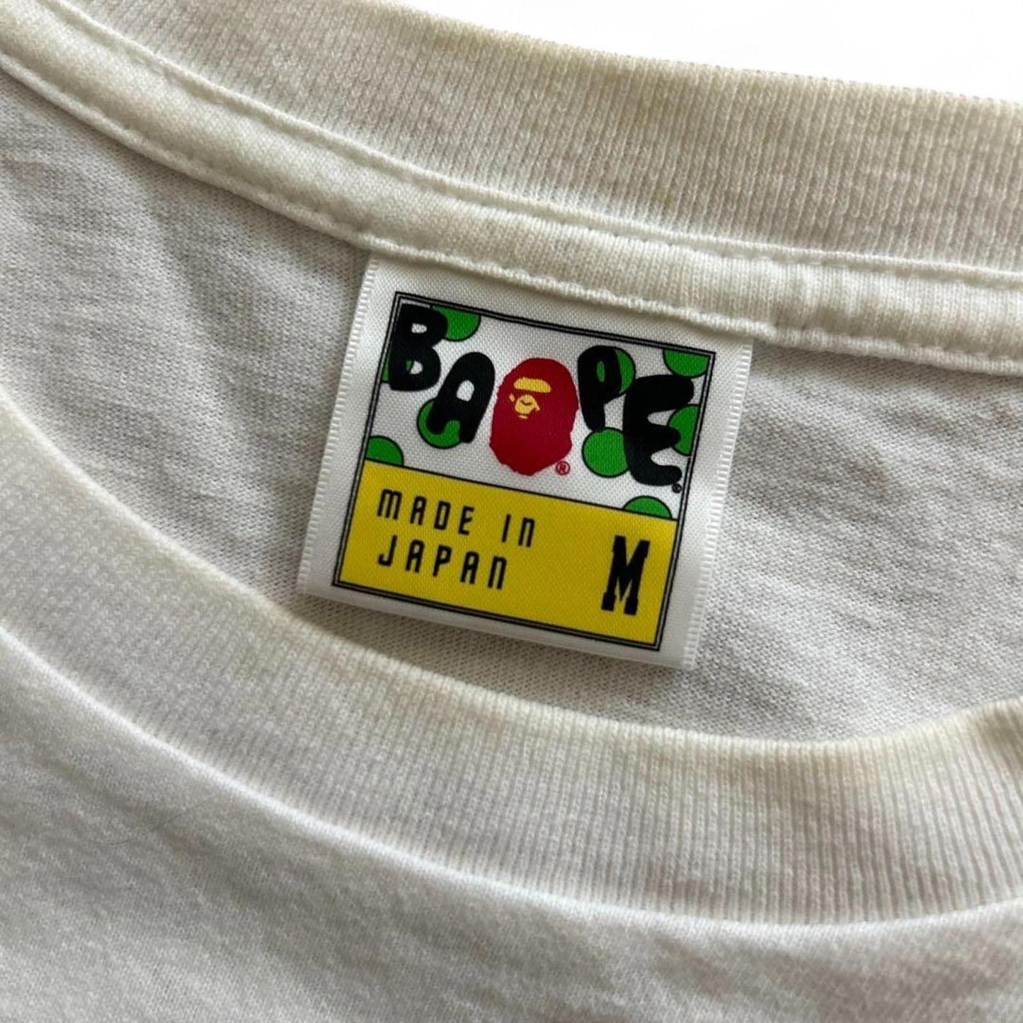 Bape - Damn Dirty Bape Team Rider Graphic Shirt White