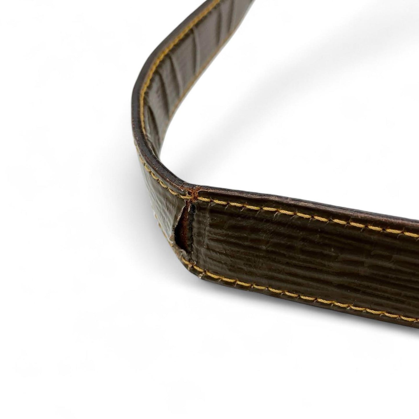 Prada - Brown Patent Leather Shoulder Bag