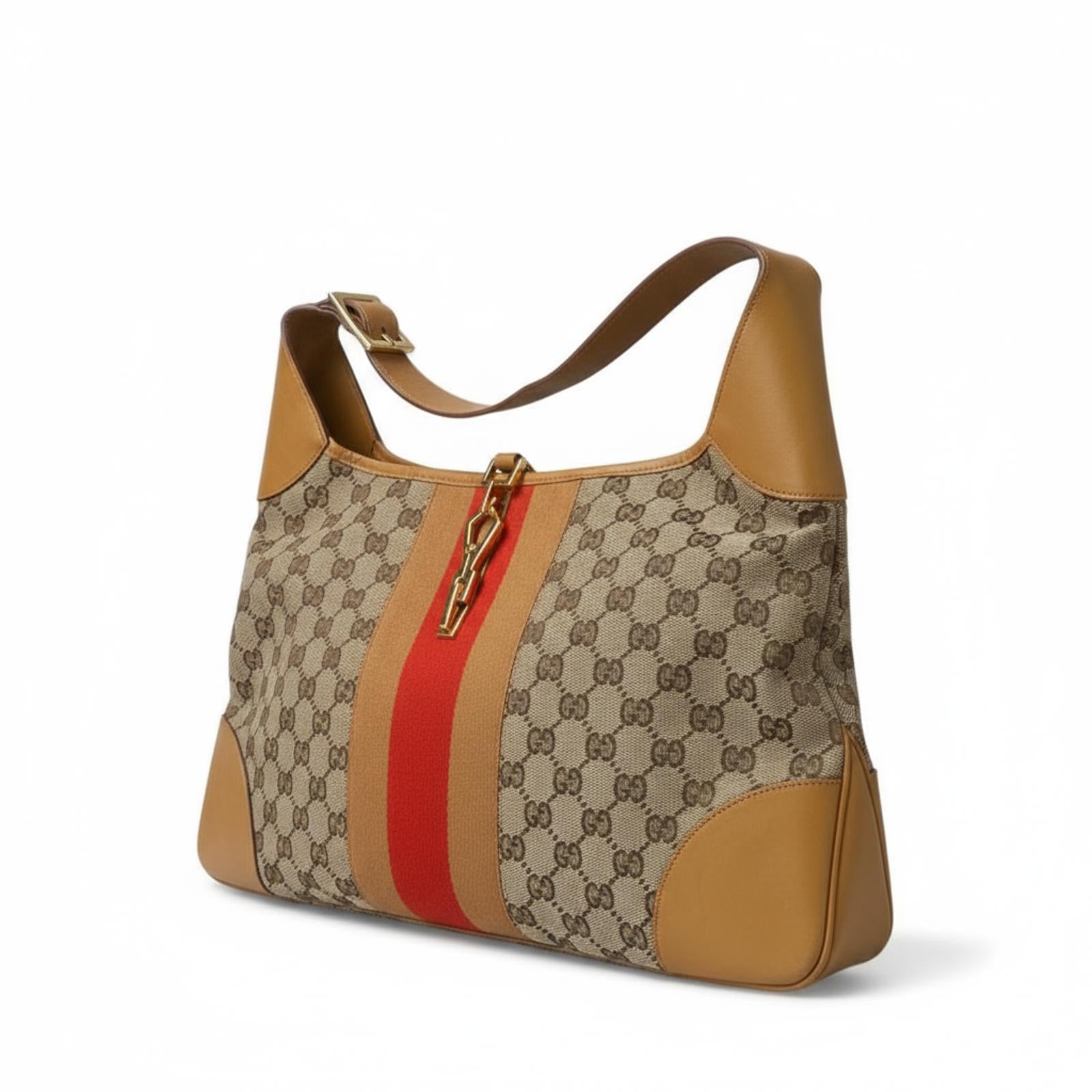 Gucci - Vintage Monogram Canvas Shoulder Bag
